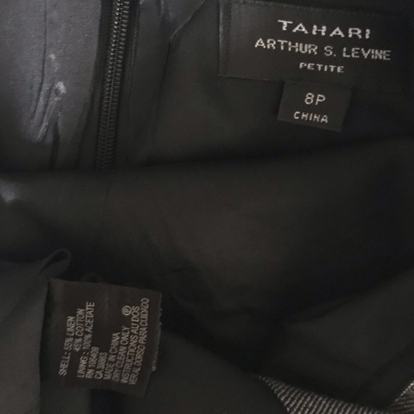 TAHARI ASL Linen Cotton Sheath Dress - Picture 5 of 8